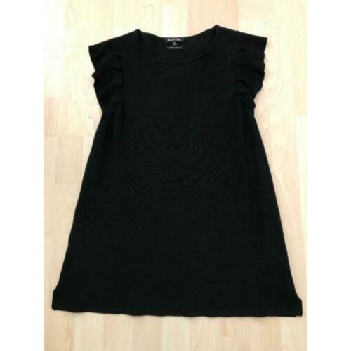 Massimo Dutti - Zwarte mouwloze gebreide top maat S