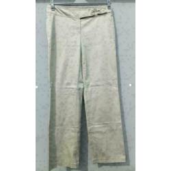 BRAX licht bronskleurig glans stretch broek mt 38