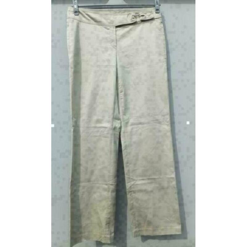 BRAX licht bronskleurig glans stretch broek mt 38