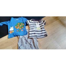 3 Nijntje shirts maat 74