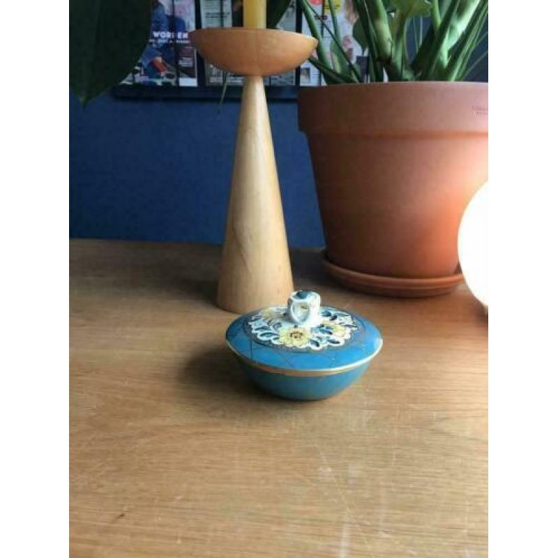 Bonbonnière Flora Plateel Gouda decor Leni