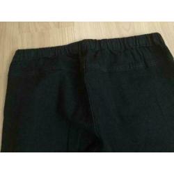 NIEUW zwart pull-on tregging spijker broek mt 42 AJC ARIZON