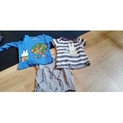 3 Nijntje shirts maat 74