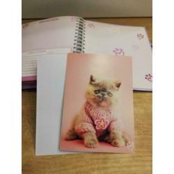 Rachael hale verjaardag kaart boek-nieuw-poes-kat-kitten-()