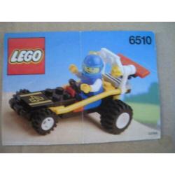 Lego set 6510 Raceauto, buggy compleet met bouwboekje