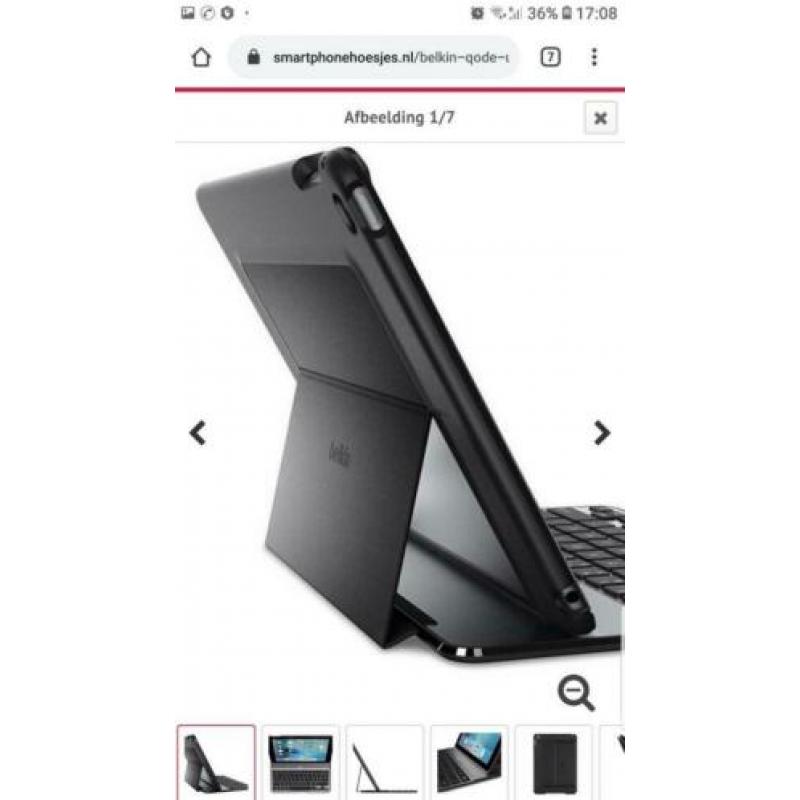 Ipad 2018 met Belkin keyboard cover. RUILEN