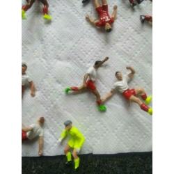 modelbouw voetbalwedstrijd