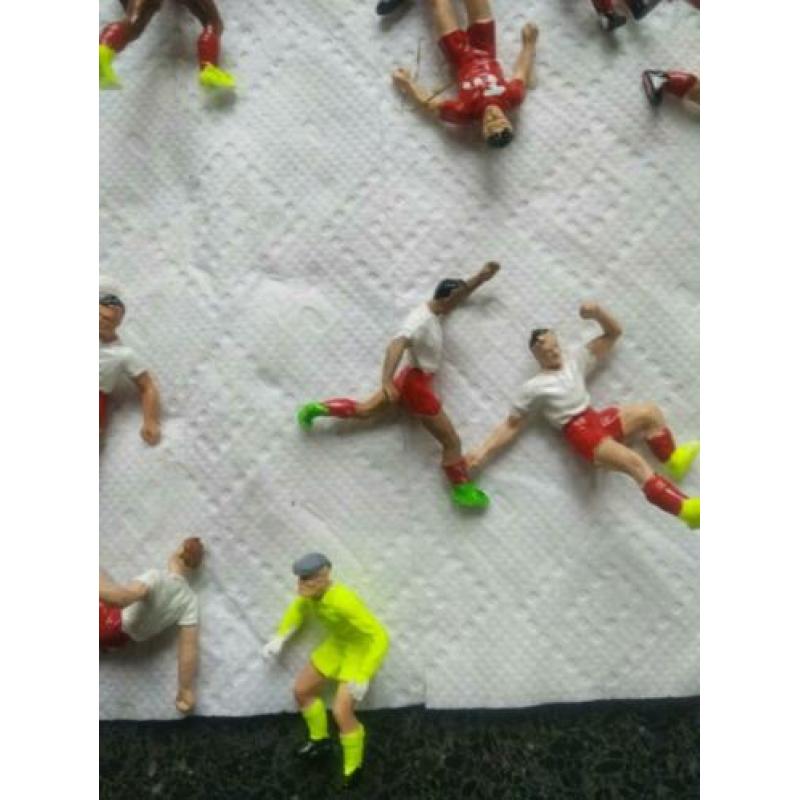 modelbouw voetbalwedstrijd