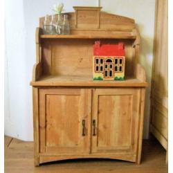 Oud metalen decoratief huisje leuk voor theelichtjes