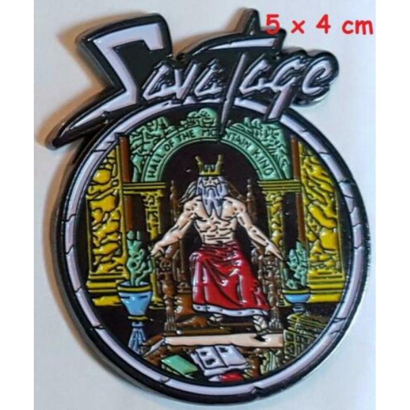 Savatage mooie en nieuwe shaped metal pin speld badge n3