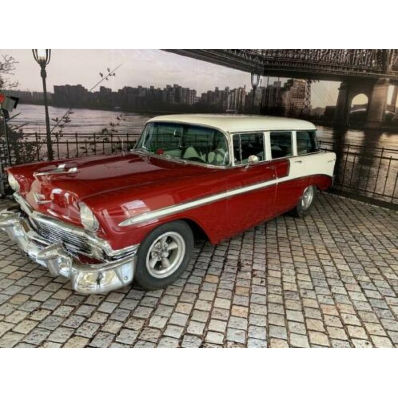 Chevrolet Bell Air Custom Station Wagon met stroker motor