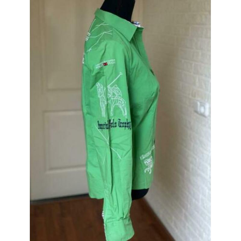Van Santen & Van Santen blouse maat L kleur groen