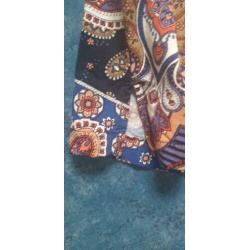 Sandwich meerkleurige blouse maat M