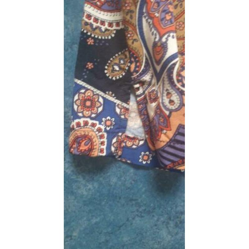 Sandwich meerkleurige blouse maat M