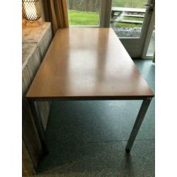 Eettafel met stoelen 180x90