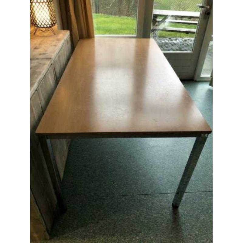Eettafel met stoelen 180x90