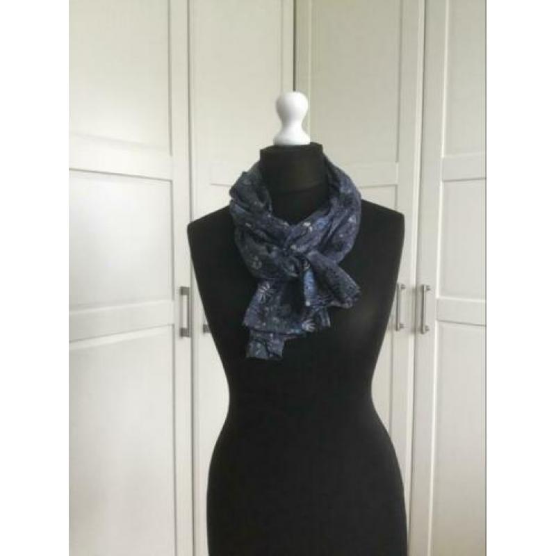 Cecil sjaal blauw