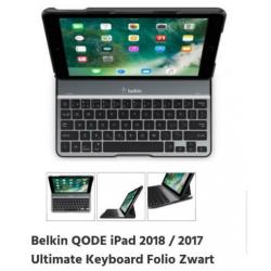 Ipad 2018 met Belkin keyboard cover. RUILEN