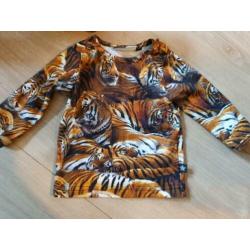 Molo longsleeve met tijgers maat 62