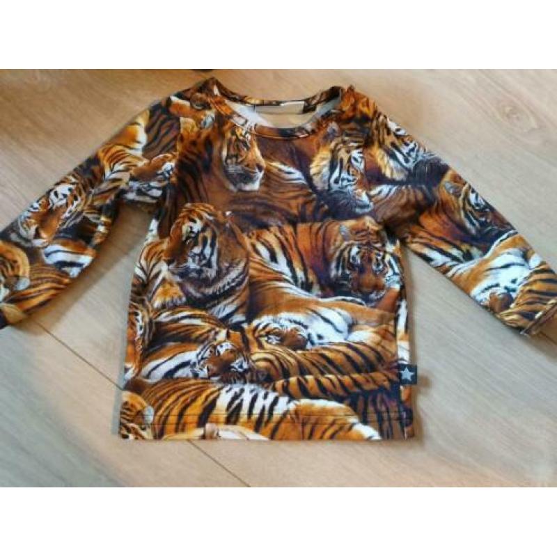 Molo longsleeve met tijgers maat 62