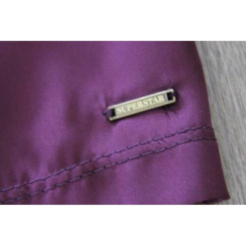 Paars dames jurk SUPERSTAR, maat XL, NIEUW! (d21)