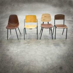 Tweedehand horeca design stoelen, restaurant cafe stoel 245
