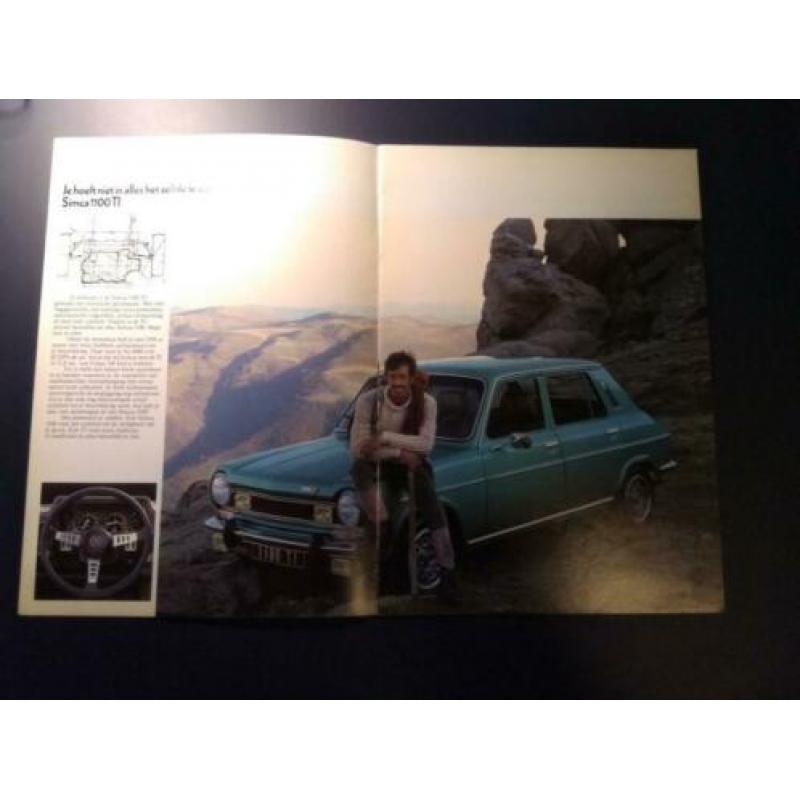 brochure Simca 1100