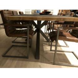 Sturdy Goossens eetkamerstoelen 6 stuks als nieuw!