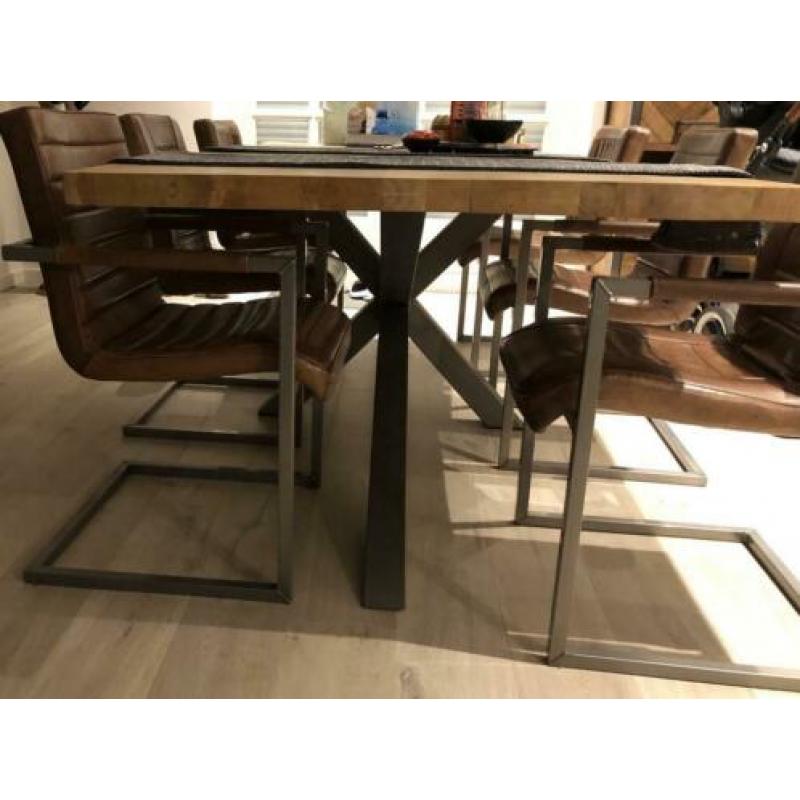 Sturdy Goossens eetkamerstoelen 6 stuks als nieuw!
