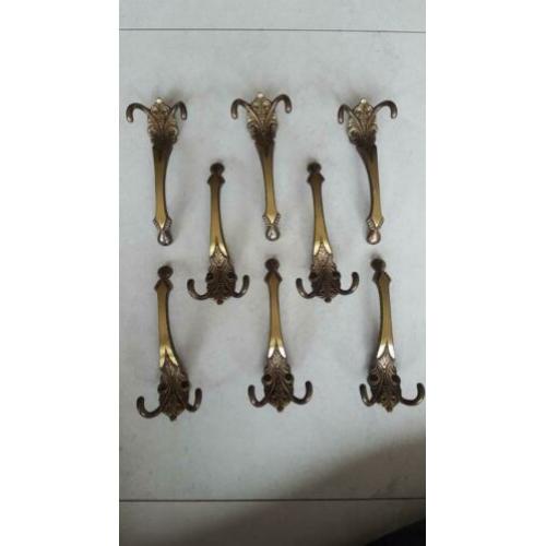 Kapstokhaken vintage made in italy 9 stuks