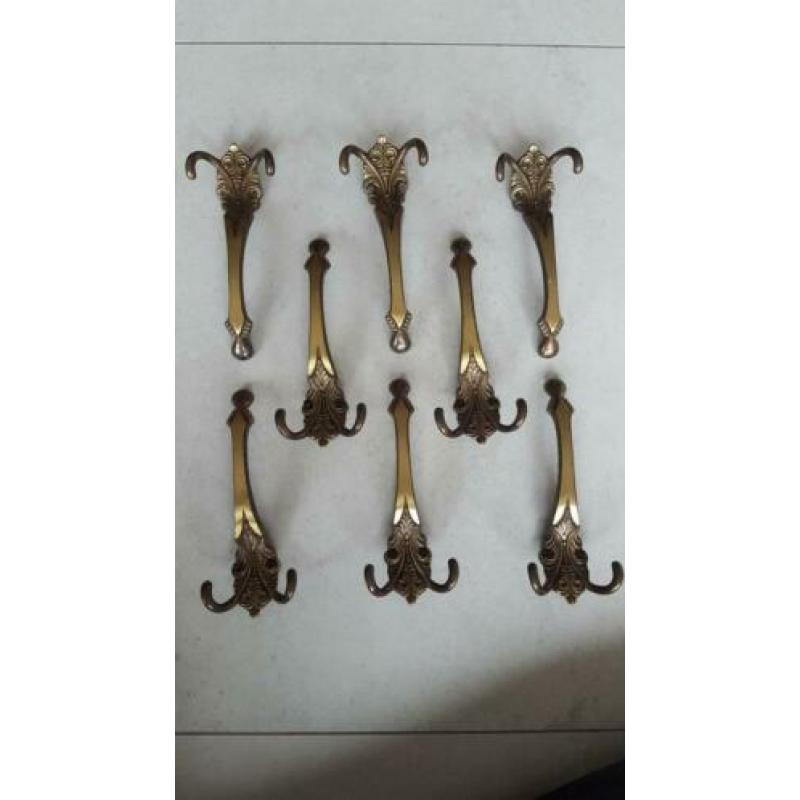 Kapstokhaken vintage made in italy 9 stuks