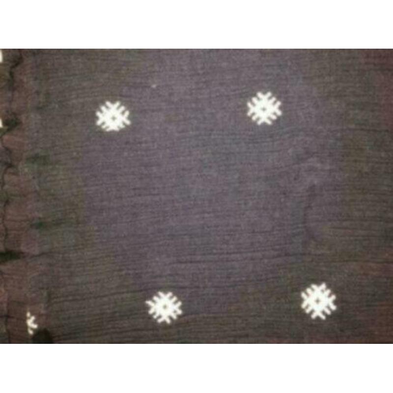 A10 Silver Creek Top Maat 40 Donkerblauw Borduur Korte Mouw