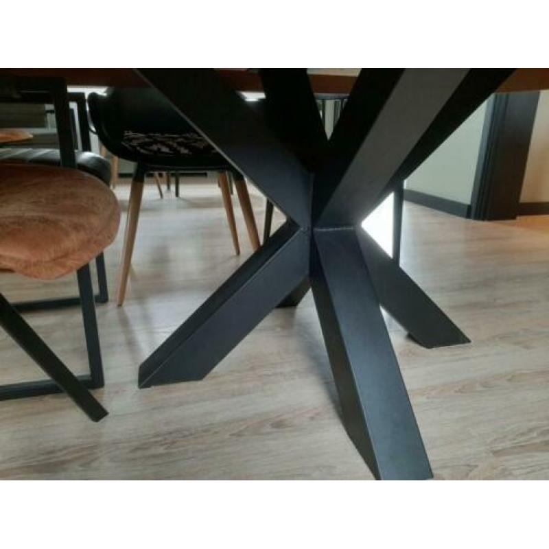 NU OPHALEN tafel betonlook NIEUW matrix poot vergader tafel