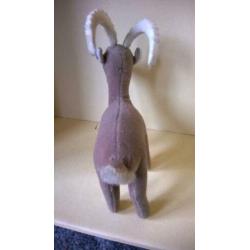 Steiff steenbok oud jaren 70 Rocky berggeit *knop* trevira