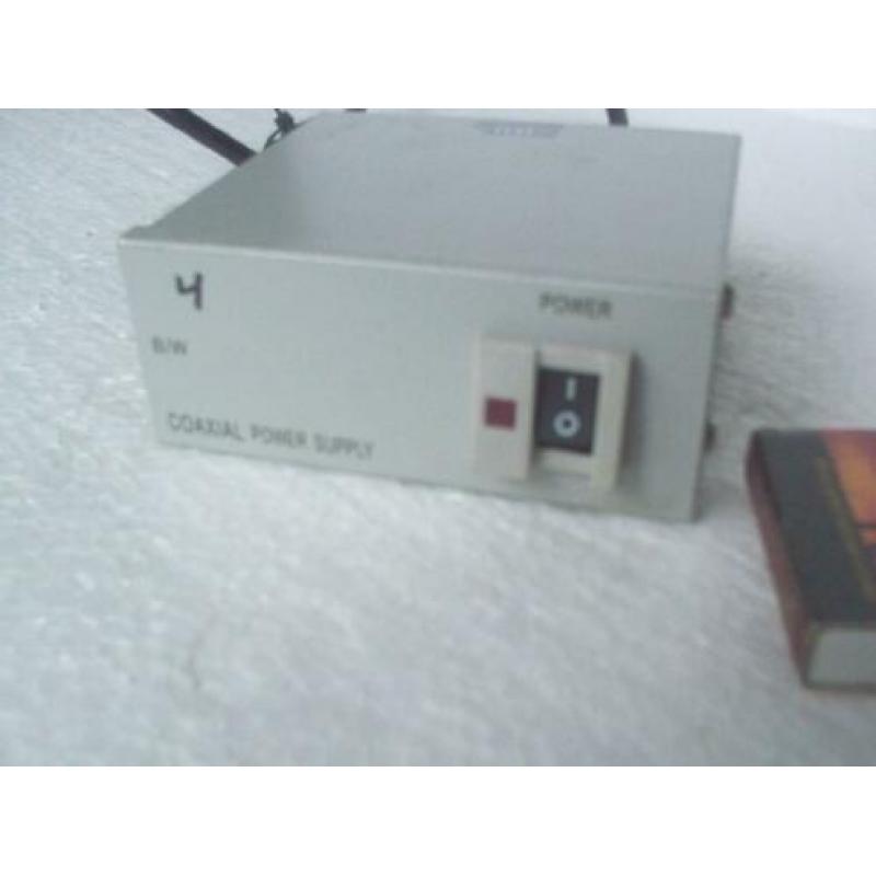 Kastje met coaxial power supply, 230V, iets voor hobbyist