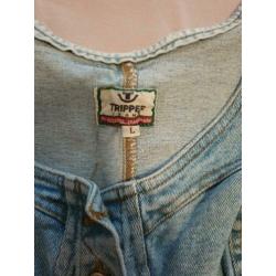 Tripper jeans kort spijker gilet maat s/ m