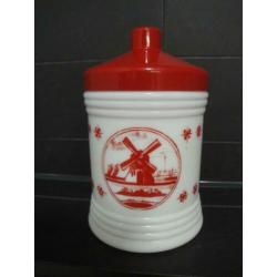 Oude opaline tabakspot