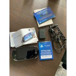 Zgan PS Vita met doos, oplader films spel en alle toebehoren