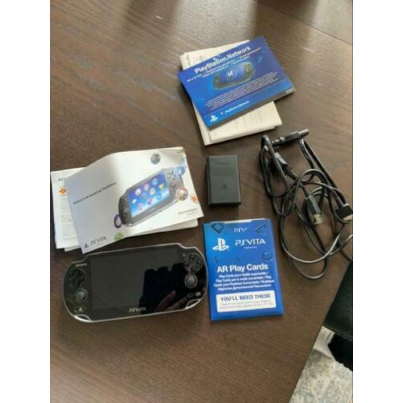 Zgan PS Vita met doos, oplader films spel en alle toebehoren