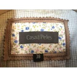 Casa das Peles dames leren jas maat 38 - Portuguese merk