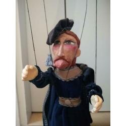 Marionet Edelman, ook leuk accessoire voor Carnaval
