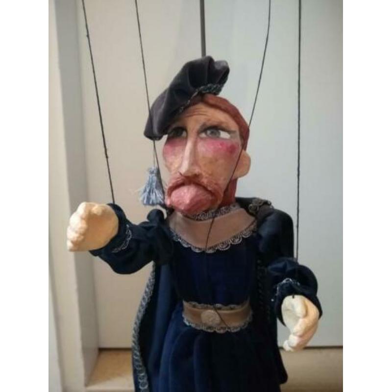 Marionet Edelman, ook leuk accessoire voor Carnaval