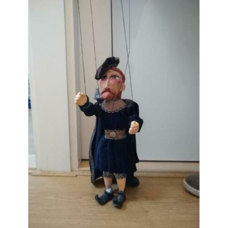 Marionet Edelman, ook leuk accessoire voor Carnaval