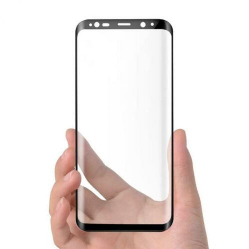 3D Full Cover 9H Screen Protector for Galaxy S9+ _ Black