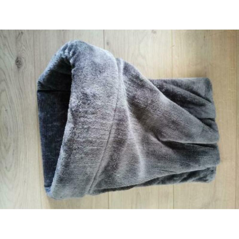 Katten slaapzak tunnel kattenzak grijs ZGAN Beeztees Teddy