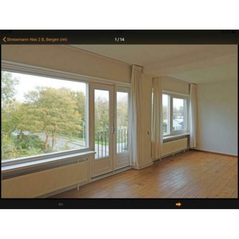 Appartement in Bergen te huur