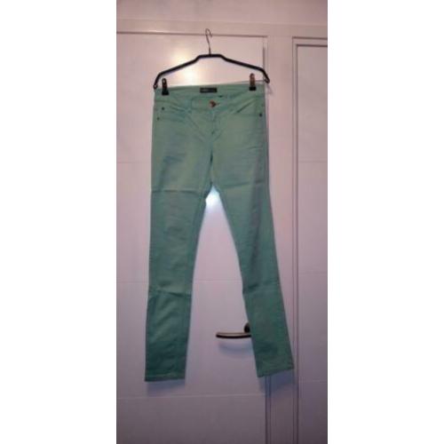 Mintgroene skinny jeans broek van Only ... Maat 36 / 32