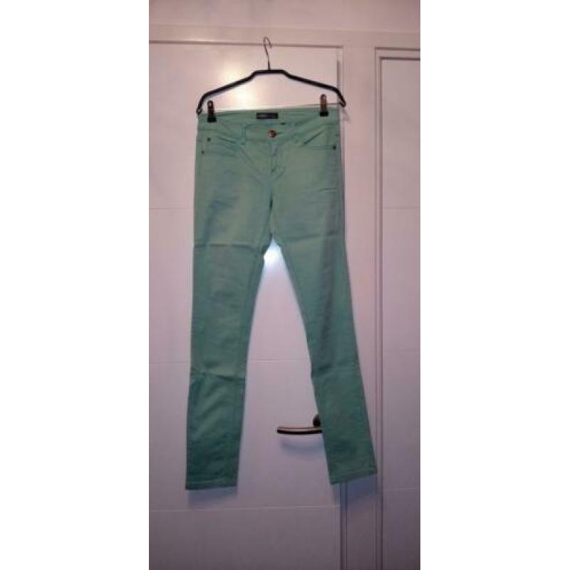 Mintgroene skinny jeans broek van Only ... Maat 36 / 32