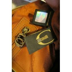 Roberto Cavalli tas canvas leer bloemen schelpen zgan