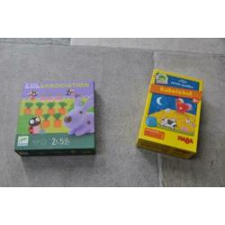Twee kinderspelletjes vanaf 2 jaar oud